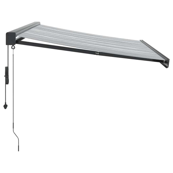 Copertină Retractabilă Antracit/Alb 3x2,5m - Textil/Aluminiu