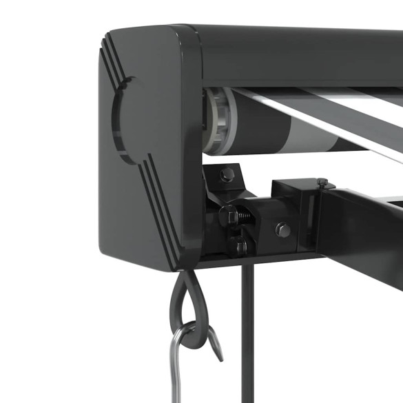 Copertină Retractabilă Antracit/Alb 3x2,5m - Textil/Aluminiu