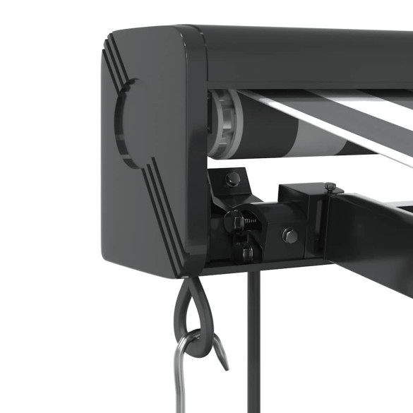 Copertină Retractabilă Antracit/Alb 3,5x2,5m - Livrare Gratuită