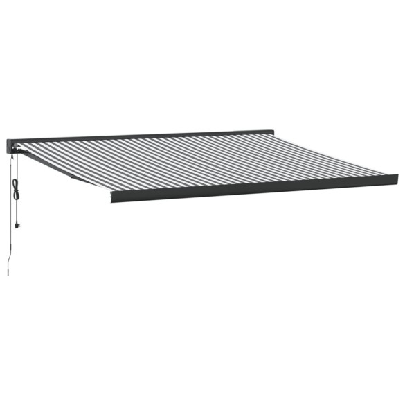 Copertină Retractabilă 4,5x3 m - Textil și Aluminiu - Livrare Gratuită