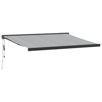 Copertină Retractabilă 4,5x3 m - Textil și Aluminiu - Livrare Gratuită