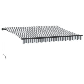 Copertină retractabilă manuală cu LED - 350x250 cm 2