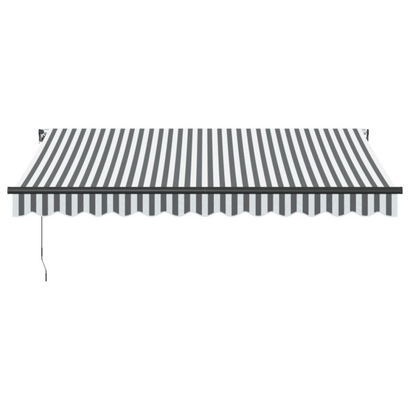 Copertină retractabilă manuală cu LED - 350x250 cm