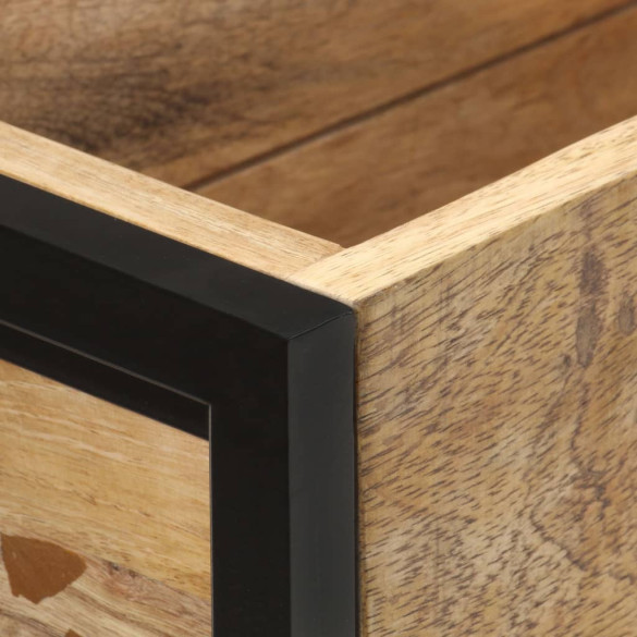 Jardinieră Lemn Mango Neafinisat - 90x20x68 cm