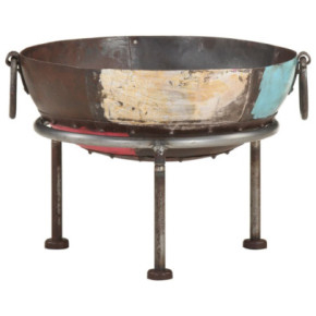 Vatră de foc rustică colorată - Ø 40 cm - Fier 2