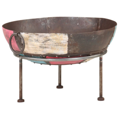 Vatră de foc rustică - colorată - Ø 60 cm - fier
