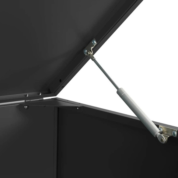 Depozitare Gunoi 3 Coșuri cu Roti | Oțel Rezistent