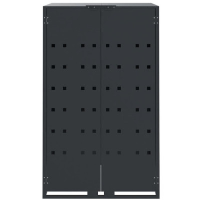 Depozit Gunoi Exterior cu Roti pentru 5 Cosuri | Oțel Rezistent