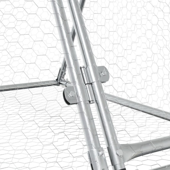 Cușcă Iepuri Oțel Galvanizat - 200x105x91 cm | Livrare Gratuită