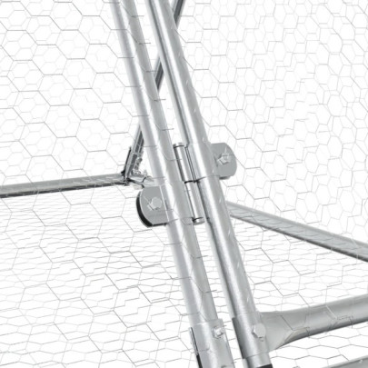 Cușcă Iepuri Oțel Galvanizat - Țarc Exterior Spațios