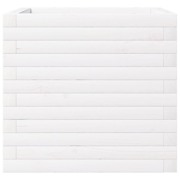 Jardinieră Grădină Albă - Lemn Masiv Pin | Livrare Gratuită