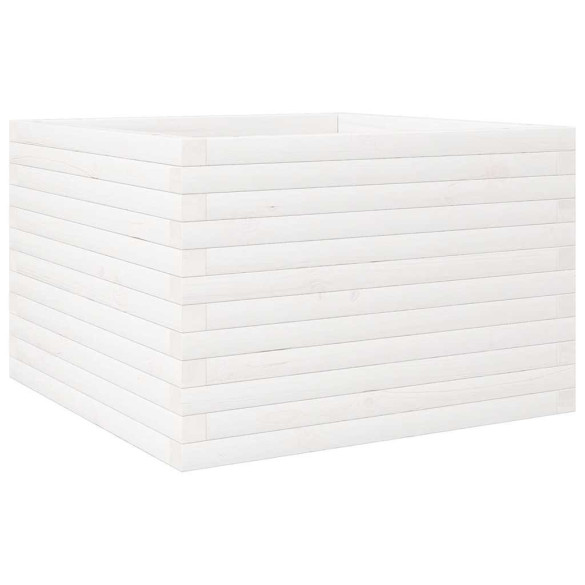 Jardinieră Grădină Albă - Lemn Masiv de Pin | Livrare Gratuită