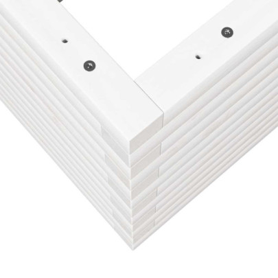 Jardinieră Grădină Albă - Lemn Masiv de Pin | Livrare Gratuită