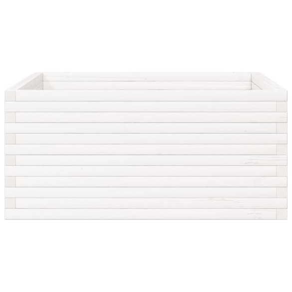 Jardinieră Grădină Albă - Lemn Masiv de Pin | Livrare Gratuită