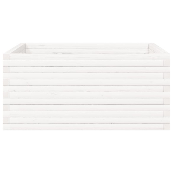 Jardinieră Grădină Albă - Lemn Masiv de Pin | Livrare Gratuită