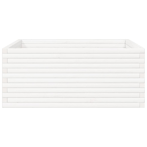 Jardinieră Grădină Albă - Lemn Masiv Pin - Livrare Gratuită