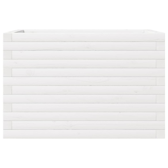 Jardinieră Grădină Albă din Lemn Masiv de Pin | Livrare Gratuită