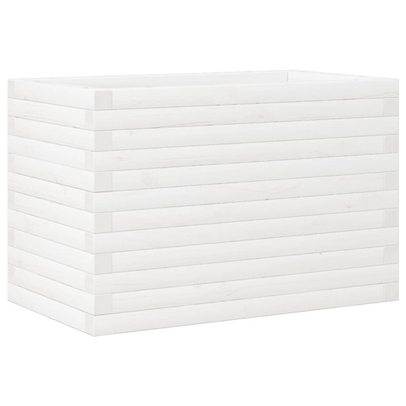 Jardinieră Grădină Albă din Lemn Masiv de Pin | Livrare Gratuită