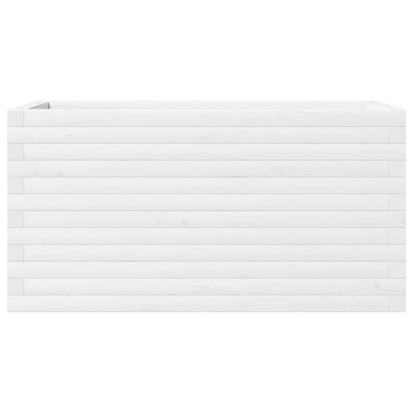 Jardinieră Grădină Albă - Lemn Masiv de Pin | Livrare Gratuită