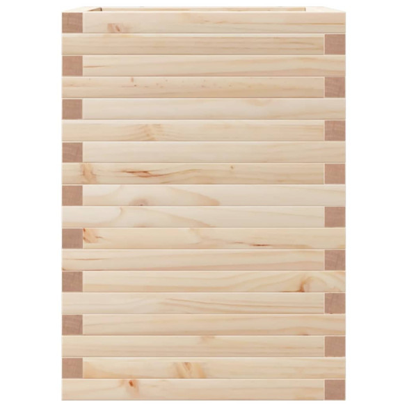 Jardinieră Lemn Masiv Pin - 50x50x68,5 cm - Livrare Gratuită