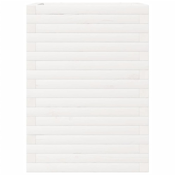 Jardinieră Grădină Albă - Lemn Masiv de Pin | Livrare Gratuită