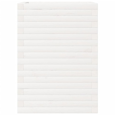 Jardinieră Grădină Albă - Lemn Masiv de Pin | Livrare Gratuită