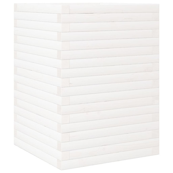 Jardinieră Grădină Albă - Lemn Masiv de Pin | Livrare Gratuită