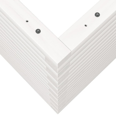 Jardinieră Grădină Albă - Lemn Masiv de Pin | Livrare Gratuită