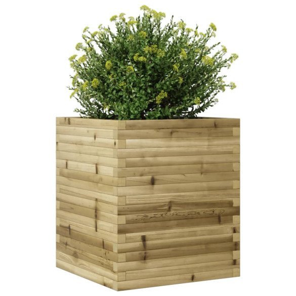 Jardinieră Grădină Lemn Pin Impregnat 60x60x68,5 cm