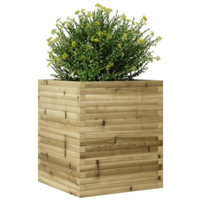Jardinieră Grădină Lemn Pin Impregnat 60x60x68,5 cm