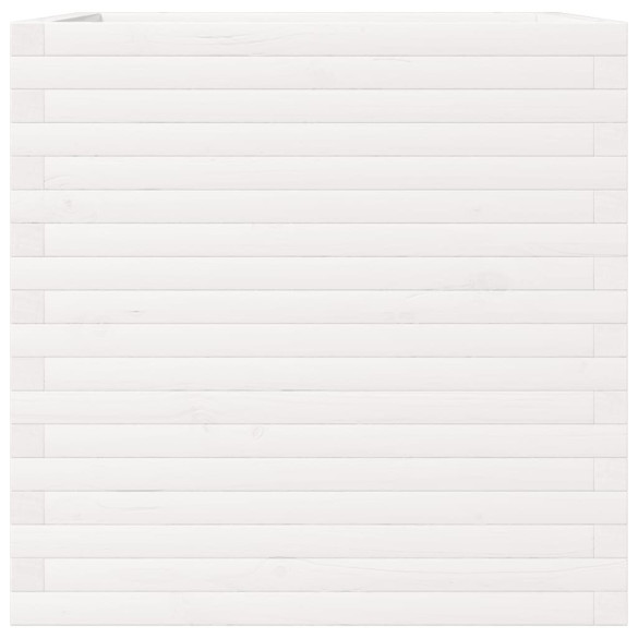 Jardinieră Grădină Albă - Lemn Masiv Pin | Livrare Gratuită