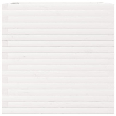 Jardinieră Grădină Albă - Lemn Masiv Pin | Livrare Gratuită