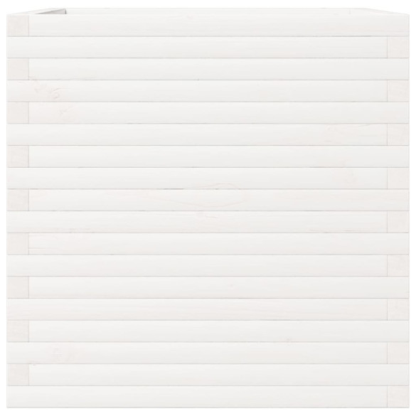 Jardinieră Grădină Albă - Lemn Masiv Pin | Livrare Gratuită