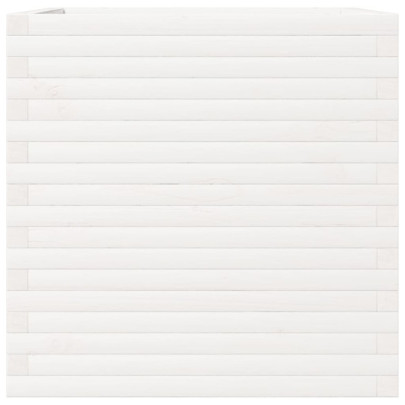 Jardinieră Grădină Albă - Lemn Masiv Pin | Livrare Gratuită