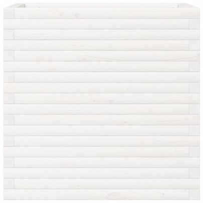 Jardinieră Grădină Albă - Lemn Masiv de Pin - Livrare Gratuită