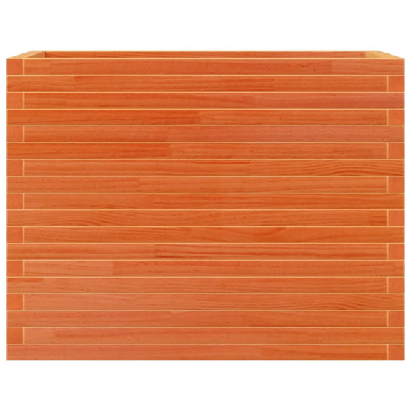 Jardinieră Grădină Lemn Masiv Pin - Maro Ceruit 90x40x68,5 cm