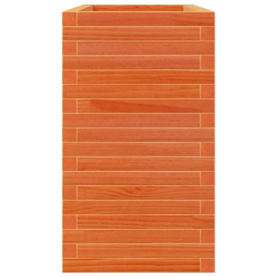 Jardinieră Grădină Lemn Masiv Pin - Maro Ceruit 90x40x68,5 cm