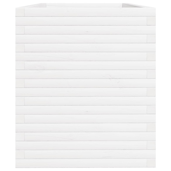 Jardinieră Grădină Albă - Lemn Masiv de Pin - Livrare Gratuită