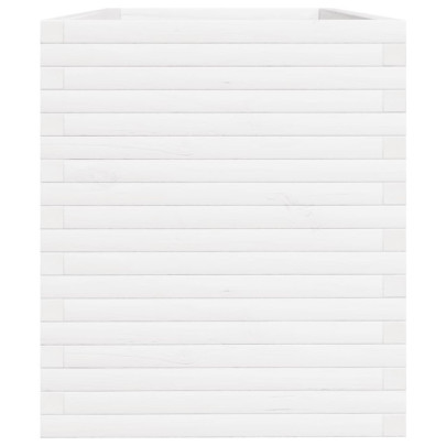 Jardinieră Grădină Albă - Lemn Masiv de Pin - Livrare Gratuită