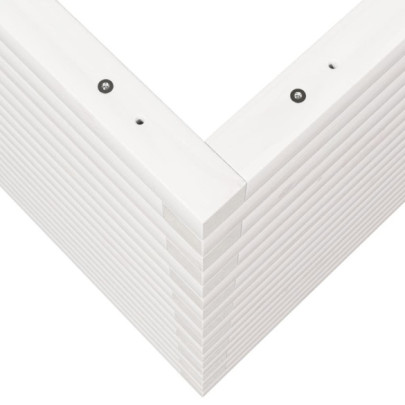 Jardinieră Grădină Albă - Lemn Masiv de Pin - Livrare Gratuită