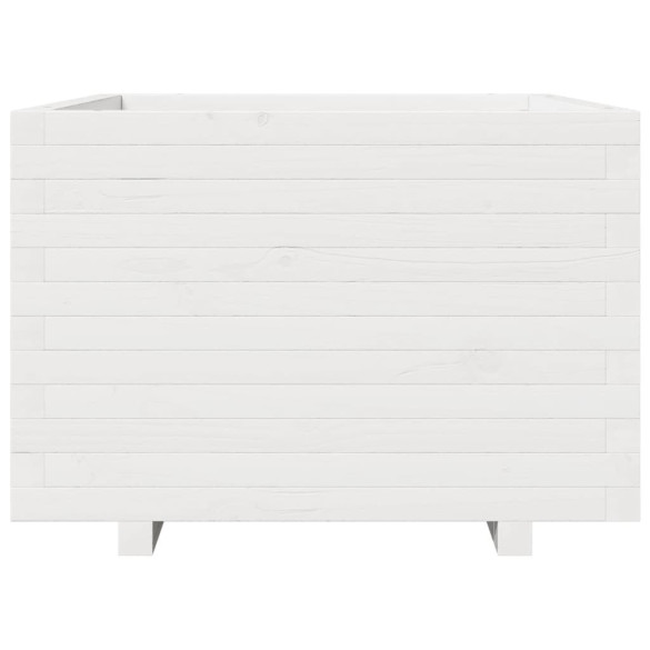 Jardinieră Grădină Albă - Lemn Masiv de Pin | Livrare Gratuită