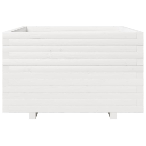 Jardinieră Grădină Albă - Lemn Masiv Pin - Livrare Gratuită