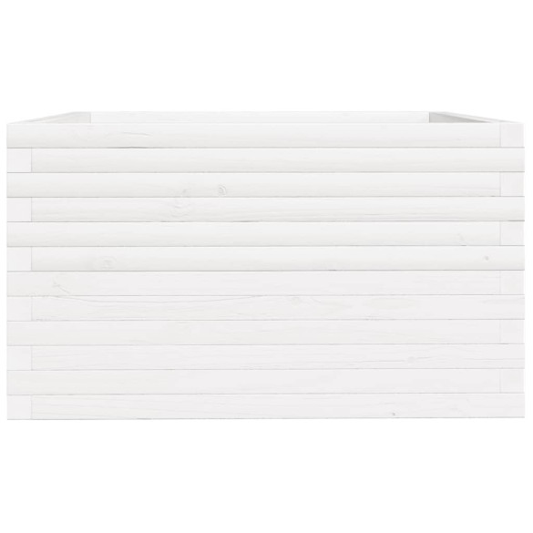 Jardinieră Grădină Albă - Lemn Masiv Pin - Livrare Gratuită