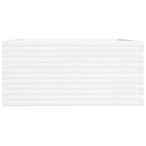 Jardinieră Grădină Albă - Lemn Masiv de Pin | Livrare Gratuită