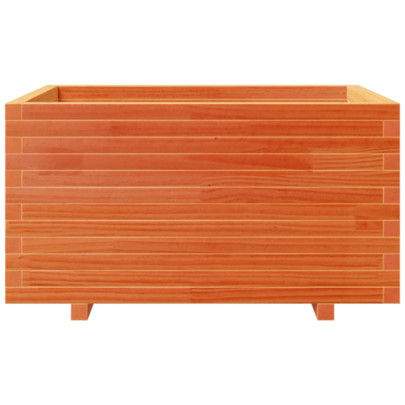 Jardinieră Grădină Lemn Masiv Pin Maro - 90x60x49,5 cm