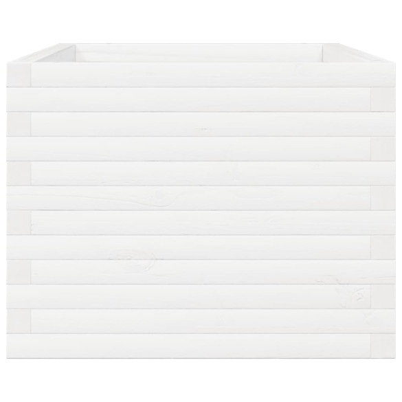 Jardinieră Grădină Albă - Lemn Masiv Pin - Livrare Gratuită