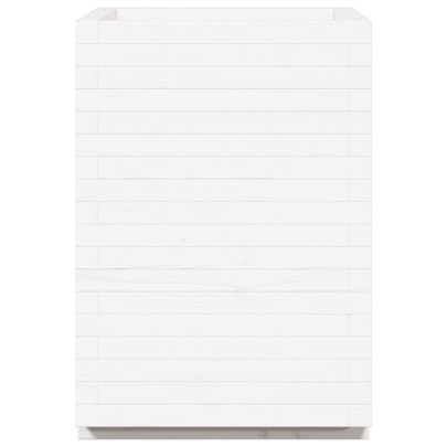 Jardinieră Grădină Albă - Lemn Masiv de Pin - Livrare Gratuită