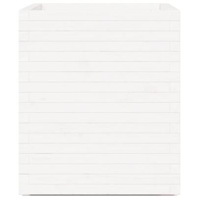 Jardinieră Grădină Albă - Lemn Masiv de Pin | Livrare Gratuită