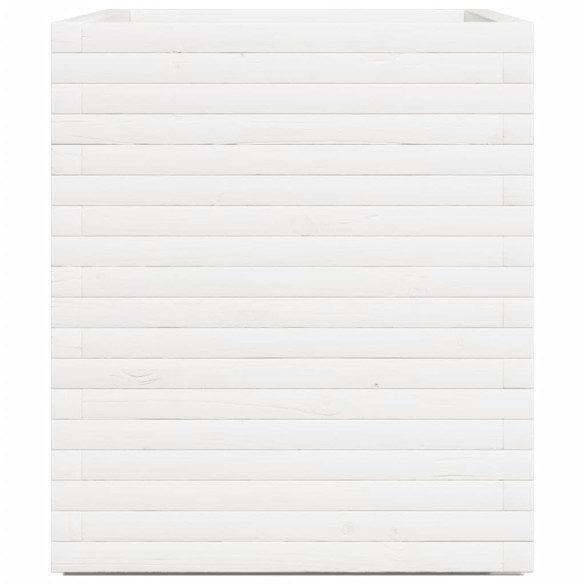 Jardinieră Grădină Albă - Lemn Masiv Pin | Livrare Gratuită