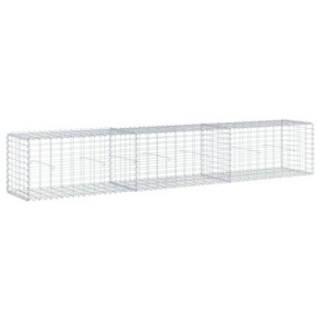 Coș Gabion cu Capac 300x50x50 cm - Fier Galvanizat | Livrare Gratuită 2